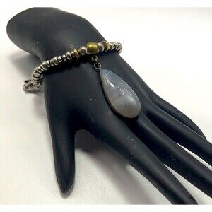 Lenny & Eva Metal & Semi Precious Stone Bracelet New W/O Tags
